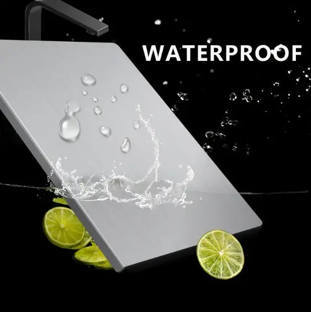 Stainless Steel Cutting Board, Non-Slip Kitchen Chopping Board, Heavy Duty Kitchen Accessory, Household Food Prep Gadget for Home Kitchen